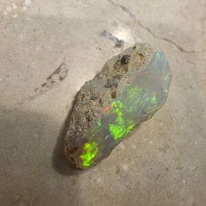 Vibrant Raw Opal Gemstone